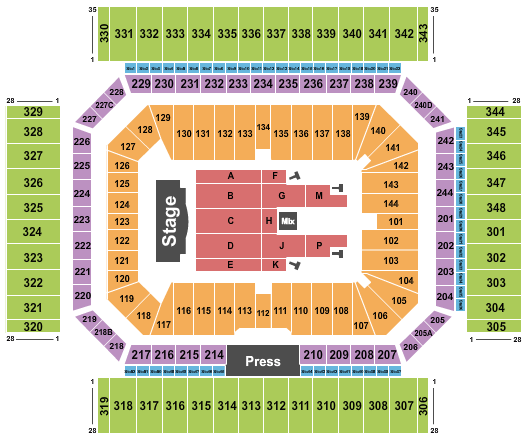 Alamodome Bruno Mars Seating Chart